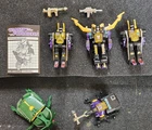 Transformers G1 Insecticons Lot: Barrage Bombshell Kickback Shrapnel Accessories