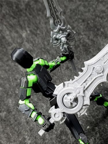3D Printed T13 Action Figure - Articulated Collectible With Multiple Accessories