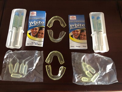2 Boxes American Dental Supply White Brilliance Teeth Whitening Kits Unused 16%