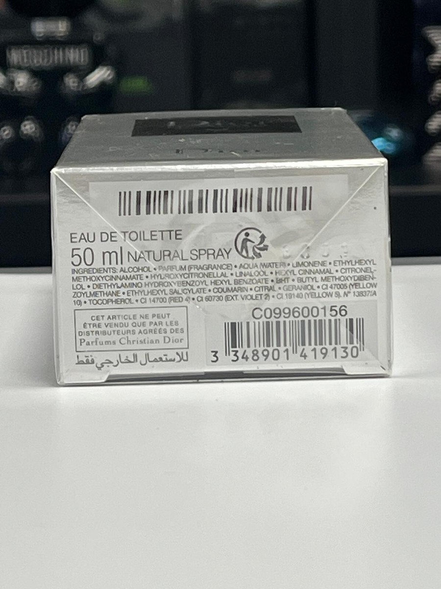 Dior Homme Eau de Toilette for Men 1.7 fl. oz. / 50ml | eBay