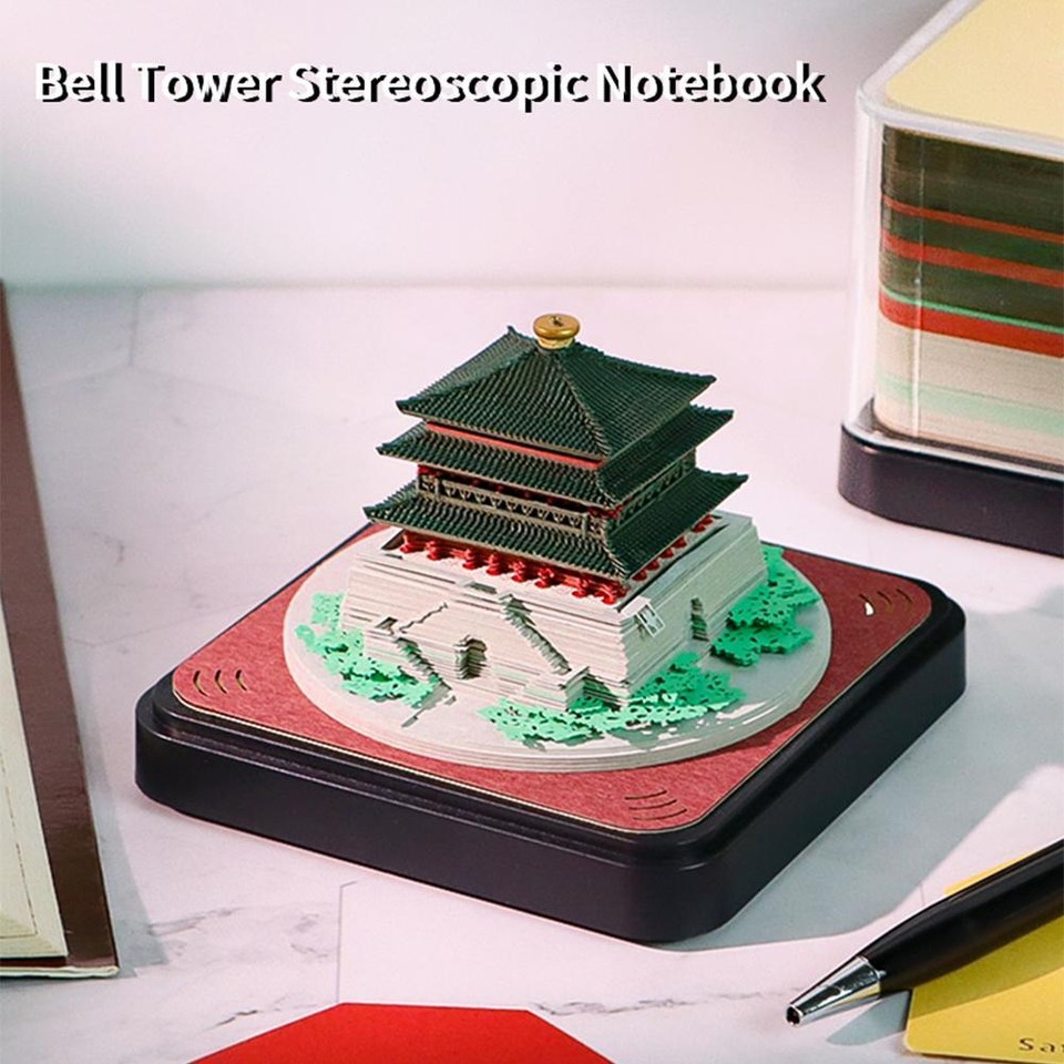 Novelty 3D Calendar Adornment Note Paper Birthday Gift Miniatures