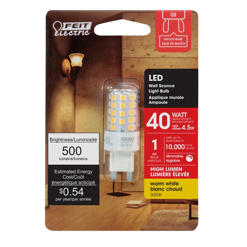 Feit 120v clearance 40w g9