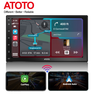 ATOTO F7 Autoradio 2Din Bluetooth Kabellos Apple Carplay USB Autoradio PKW Radio