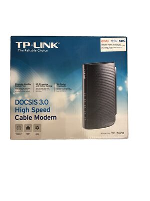TP-Link TC-7620 V1.0 16x4 680Mbps Cable Modem Xfinity Spectrum Cox Pre-Owned