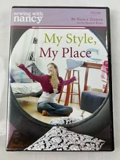 Sewing With Nancy My Style My Place DVD Nancy Zieman New Sealed