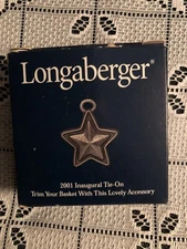 Longaberger 2001 Inaugural Basket Tie-On