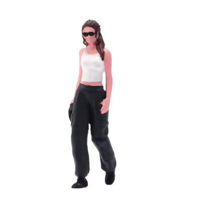 Figurines Miniatures Pour Voitures - Fille En Jupe, échelle 1/64, Thème Spider-Man, Neuves