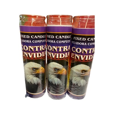 CONTRA ENVIDIA Veladora Preparada, Against Envy Fixed Candle