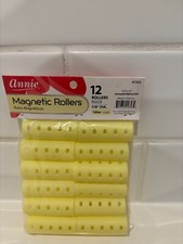 Annie Magnetic Rollers 12 Count Pack yellow 1353 Professional Rollers Hair Care