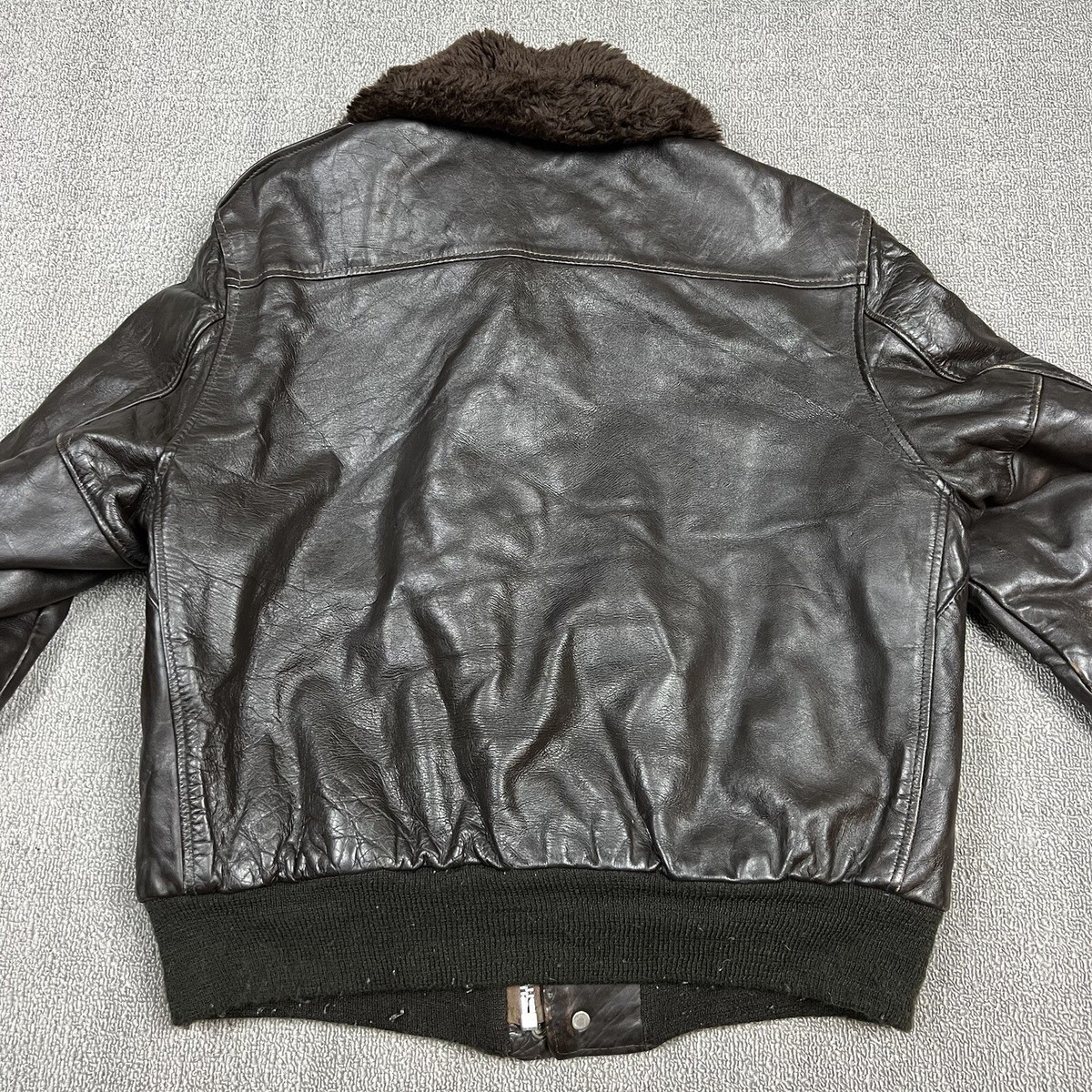 60's schott レザーフライトジャケット　G-1 デカ五角形TALON Vintage 1960's/70's SCHOTT Leather G1 Style Bomber Jacket