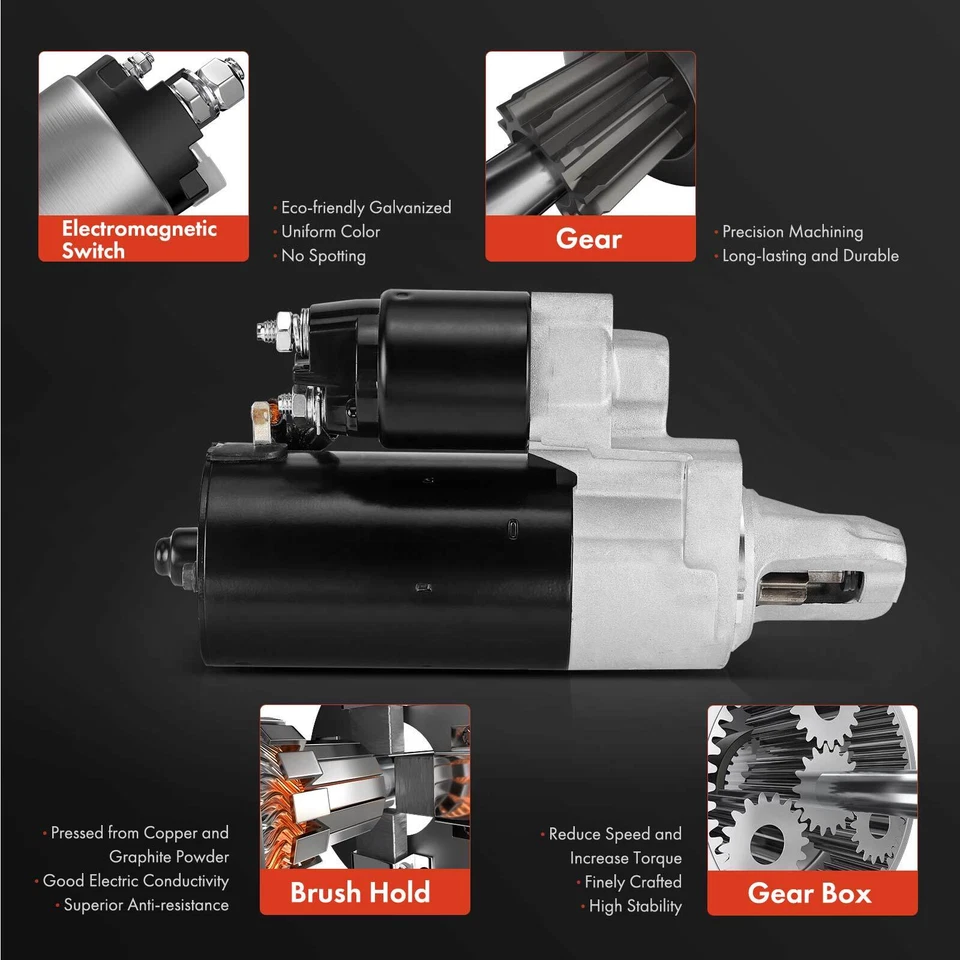 Motor De Arranque Nuevo para Mercedes-Benz W202 C280 C215 CL500 C208 1.7kW 12V CW 10T Foto 4 de 4