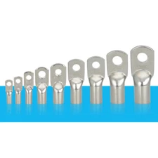 Battery Cable Ends Long Lugs Ring Terminals Connectors Tin Plated Pure Copper