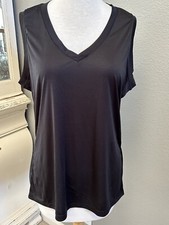 Sport-Tek Womens Sleeveless V-Neck Dri-Fit Moisture Wicking T-Shirt LST352 S