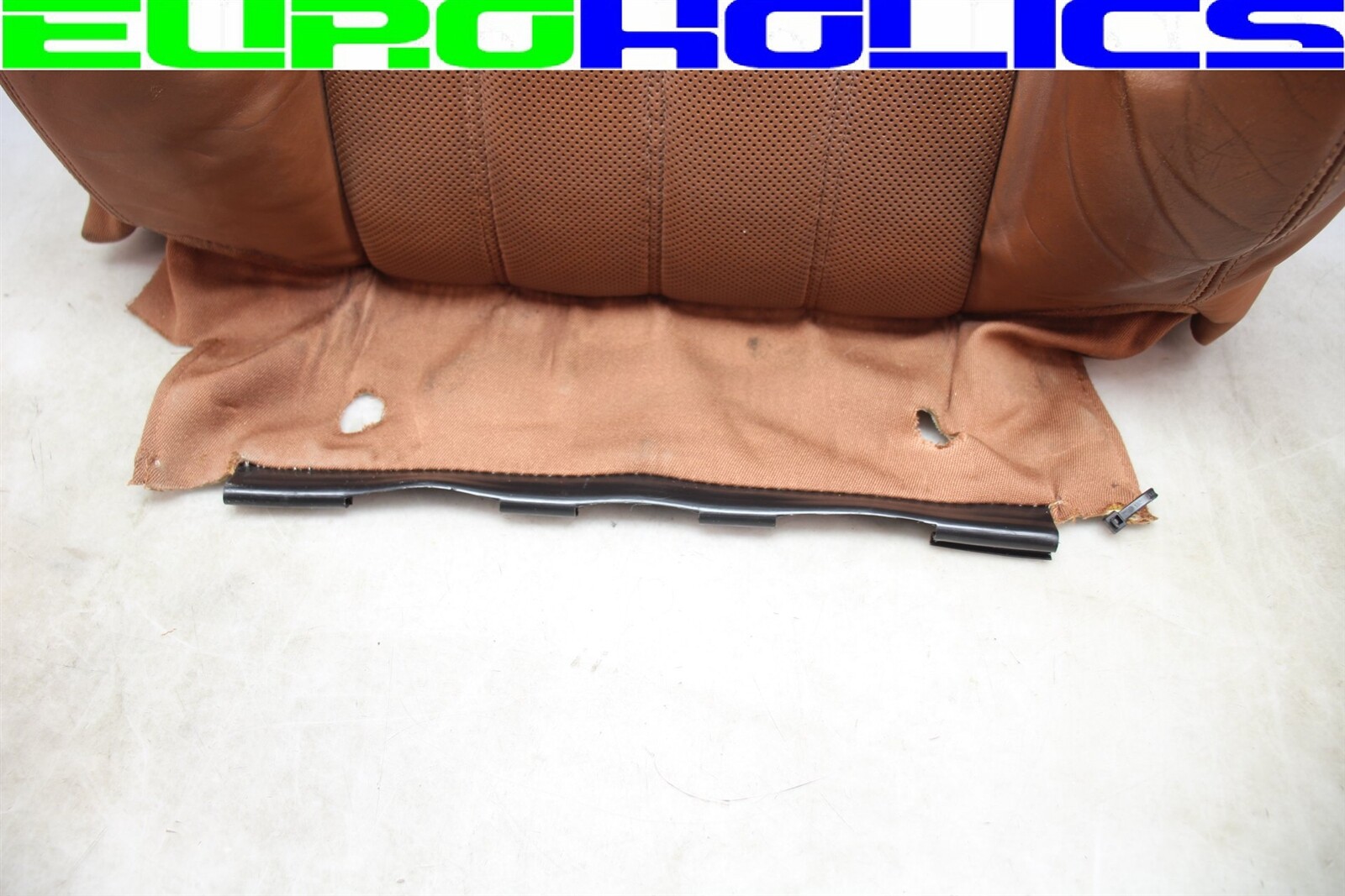 Bentley Continental Flying Spur 06-12 Front Driver Left Upper Seat Cushion Brown