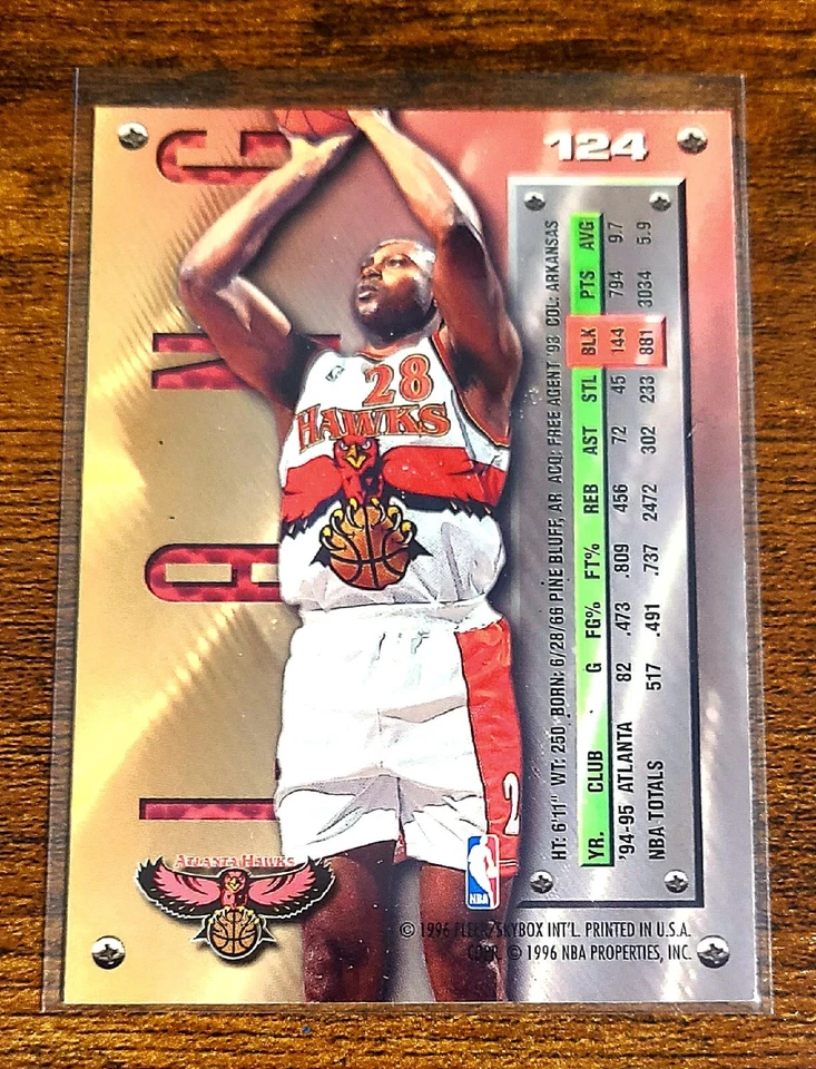 1995-96 Fleer Metal Andrew Lang #124 - Image 2 of 2