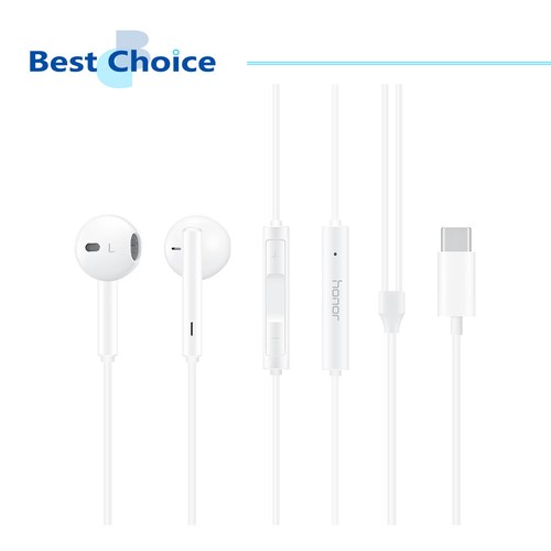 Original Honor Official USB-C Half In-ear Earphones (AM33R) - White - Picture 7 of 7