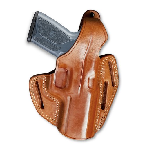 Leather Three Slot Pancake Holster Fits, Ruger Security9 9mm 4