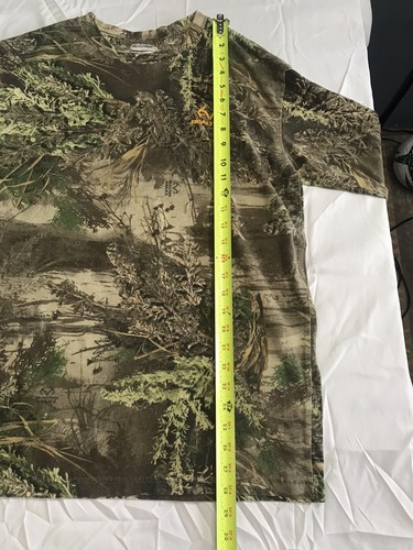 REALTREE Long Sleeve Camo Shirt Mens Size Large Cotton Blend Max-1 - Picture 6 of 10