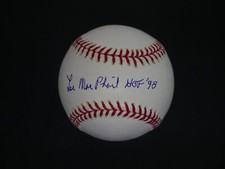LEE MACPHAIL SIGNED OMLB BASEBALL WITH 