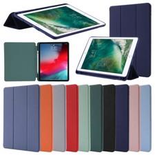 For iPad Air Pro 9.7 10.2 10.9" 11" 2022 Smart TPU Leather Case Flip Stand Cover