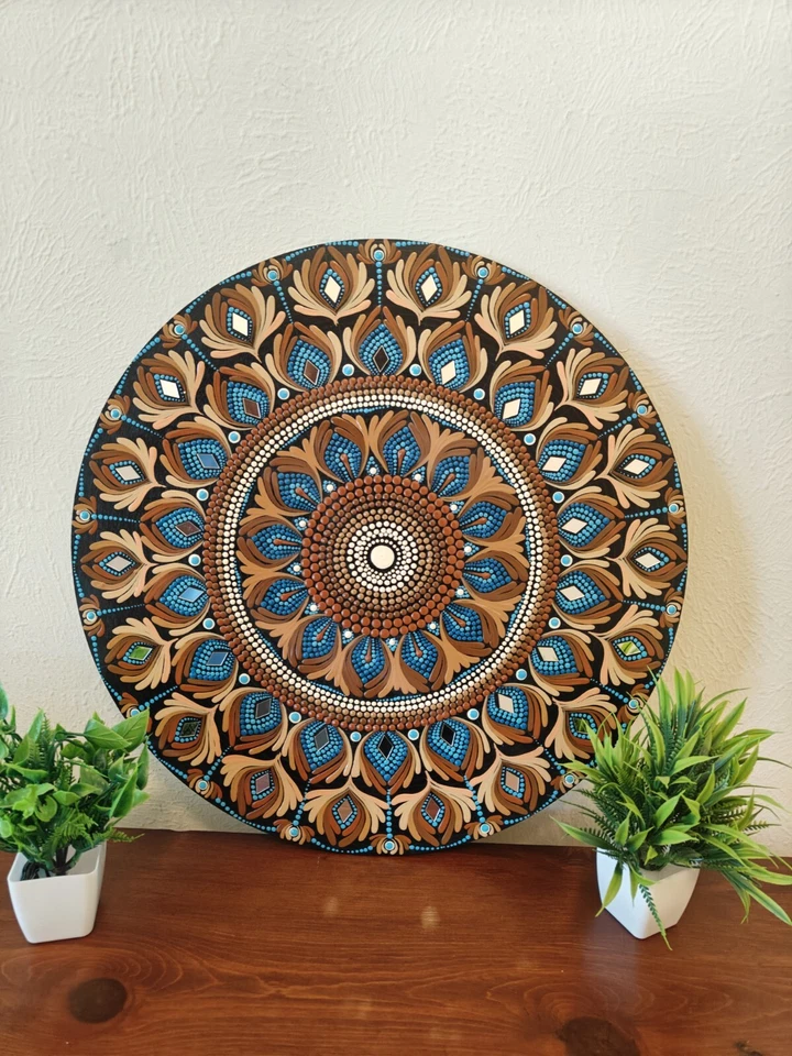 Pintura Mandala Dot 18" Foto 2 de 4