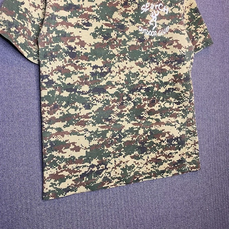 Code V Tshirt Men's Medium Green Camouflage Outdoor Casual Hunt Sport - Image 4 of 4