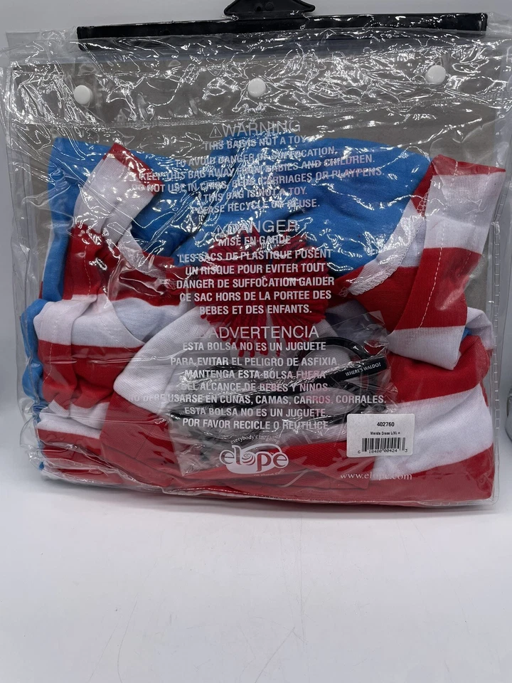 Where'S Wenda Waldo Dress Adult Halloween Costume - Large/XL Up To 170lbs - Image 4 of 4