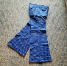 Seldom Found 1970's Levis Wide Bell Bottom POLKADOT Denim Pants