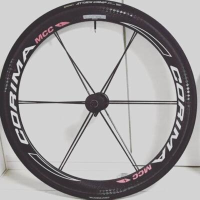 Used Corima Mcc Plus Front Wheel Bicycle Parts Indentation On The Rim Surface