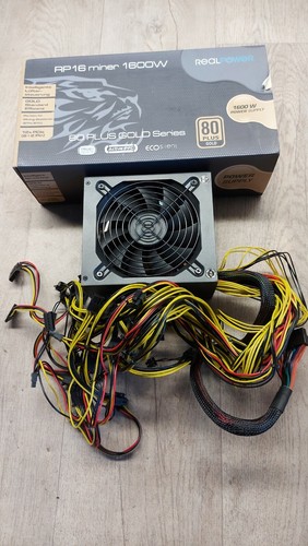 Ultron Netzteil Realpower 1600w Rp16 Miner 80 Plus Gold Serie Pc-/server N D