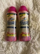 2 Pack Clorox 18 Oz Fraganzia Spring Long Last In Wash Scent Booster Crystals