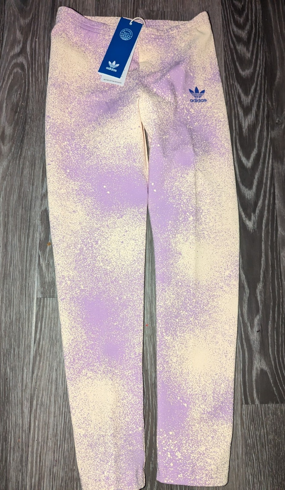 Girl's Pink Lilac Purple Adidas Leggings Age 9-10 Years New Tags