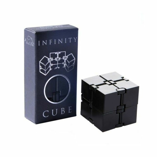 Small Fish Dgc95 Infinity Cube Fidget Toy Black For Sale Online Ebay