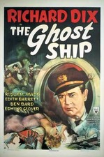 THE GHOST SHIP Movie POSTER 27x40 Richard Dix Russell Wade Edith Barrett Ben