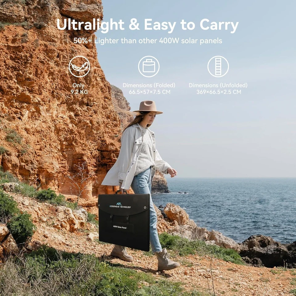 400W Faltbares Solarpanel Camping Outdoor - Bild 3 von 4
