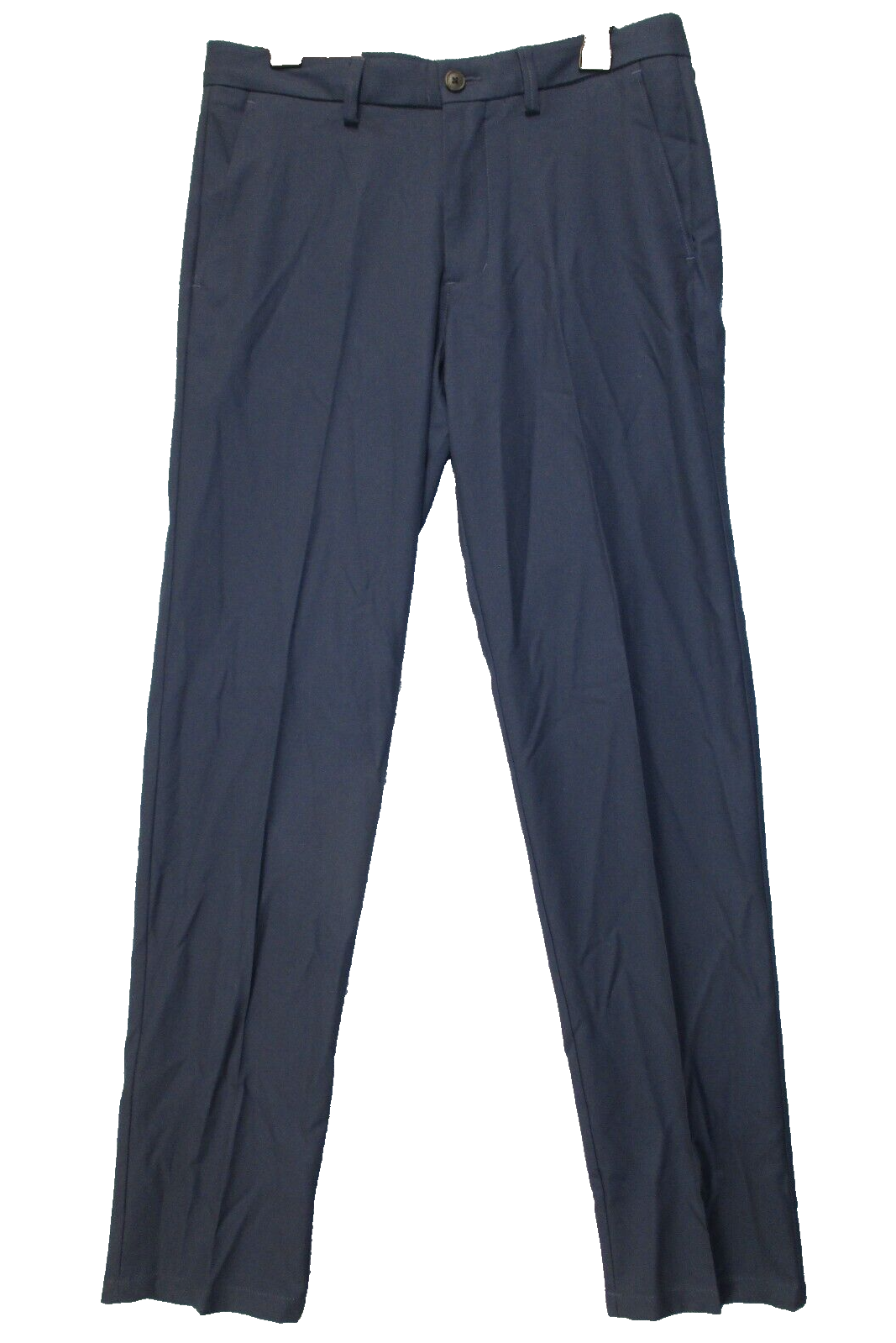 Haggar H26 Straight Fit Pants Men's 32x34 Navy Flex Performance Dress