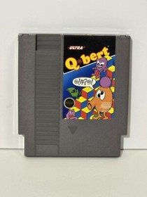Q*bert (NES Nintendo Entertainment System, 1989) Qbert With Original Slipcover 
