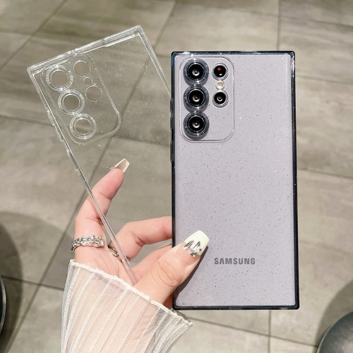 Glitter Shockproof Clear Case For Samsung Galaxy S25 S24 Ultra S23 FE S22 Cover - Picture 7 of 12