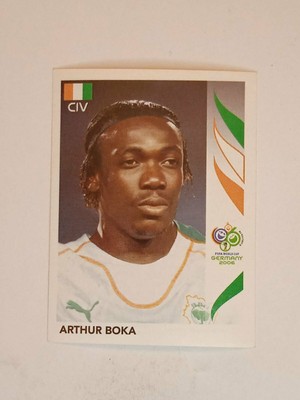No. 191 Arthur Boka Cote d'Ivoire - 2006 Wc Germany Panini