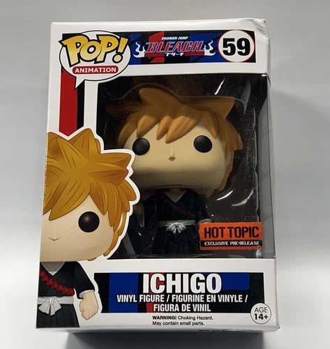 Funko Pop! Animation Bleach Ichigo #59 Hot Topic Pre-Release Exclusive VAULTED