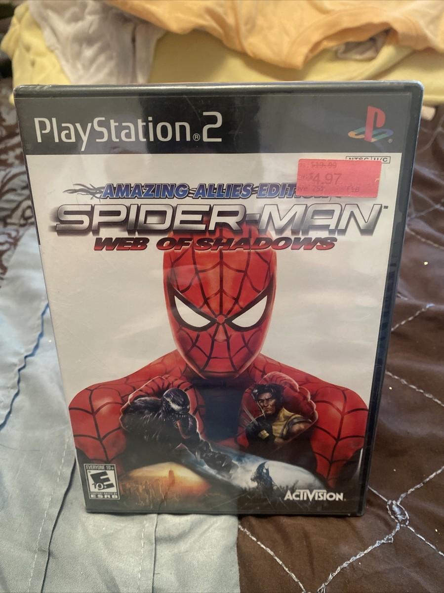 Spider-man – Web of Shadows – Sony PlayStation 2 PS2 - nur für redaktionelle Zwecke Stockfotografie