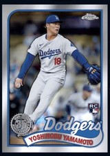 2024 TOPPS Chrome Update 1989 Rookie- YOSHINOBU YAMAMOTO (TOPPS Bunt DigitalCard