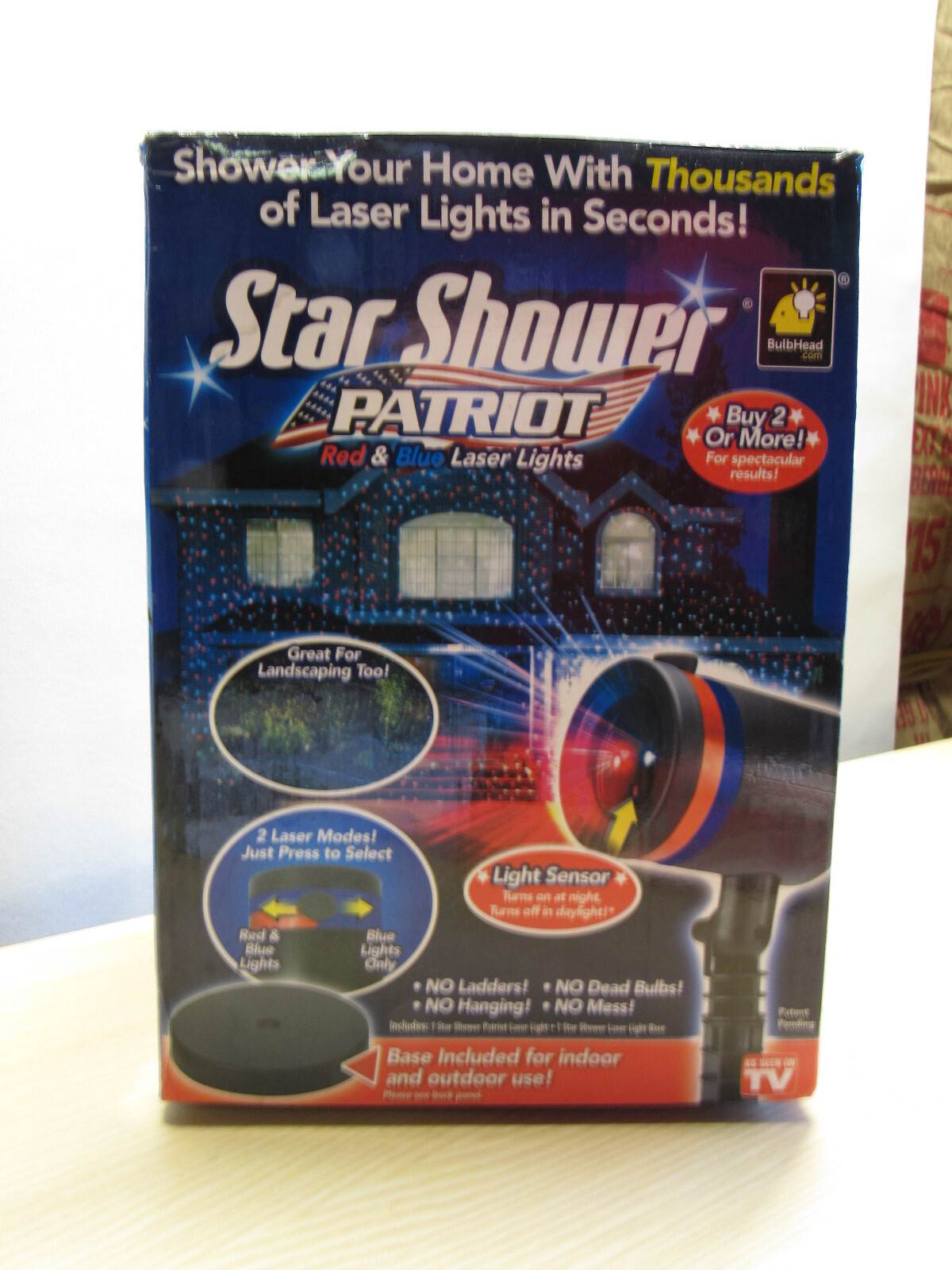 Star Shower Patriot Red & Blue Laser Lights eBay
