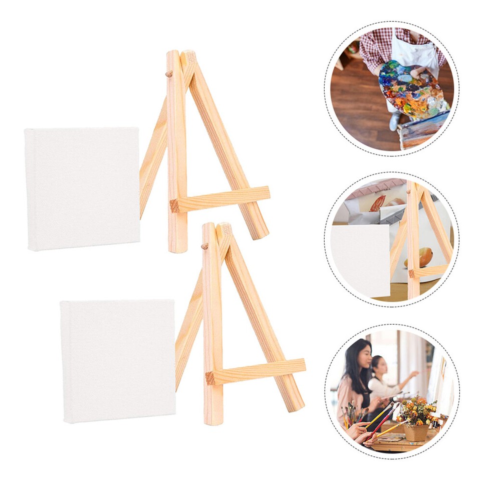 2 Pcs Kids Painting Standing Frames Home Decoration Desk Easel Child eBay