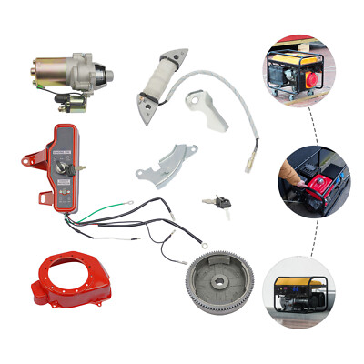 4-Takt Elektrostart Kit Elektro-Starter Motor für Honda GX160 5.5PS/GX200 6.5PS