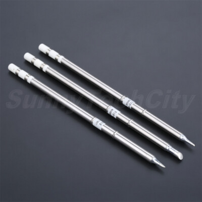 3x T12-D12 T12-BC1 Solder Iron Tips For HAKKO FX-950 FM2027 Soldering Welding