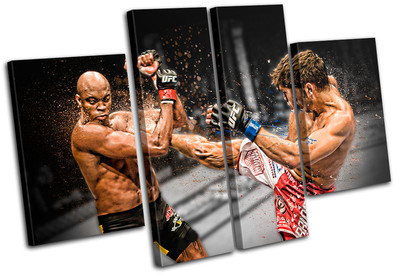 MMA Anderson Silva Cote  Sports MULTI Leinwand Wand Kunst Bild drucken