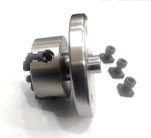 Tavolo indicizzazione rotante regolare 4"/100mm con piccoli mandrini e piastra posteriore - Foto 11 di 23