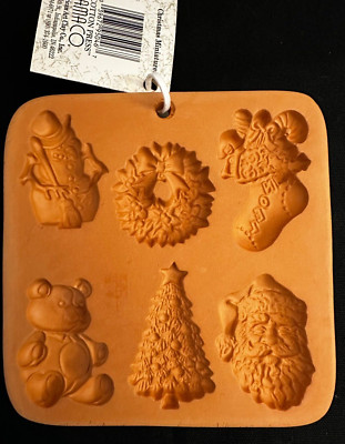 Amaco Cotton Press 1994 Christmas Miniatures New with Tags Clay