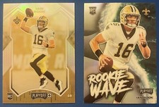 2021 Playbook Rookie Wave Silver Prizm #RW-IBO, Base Prizm #237 Ian Book (Lot 2)